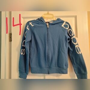 Bebe Kids Blue Hoodie Jacket